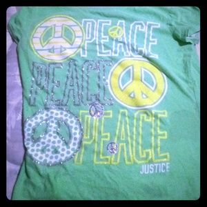 A peace sign shirt